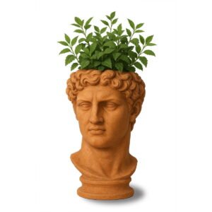 Head Motif Pot – Greek Collection